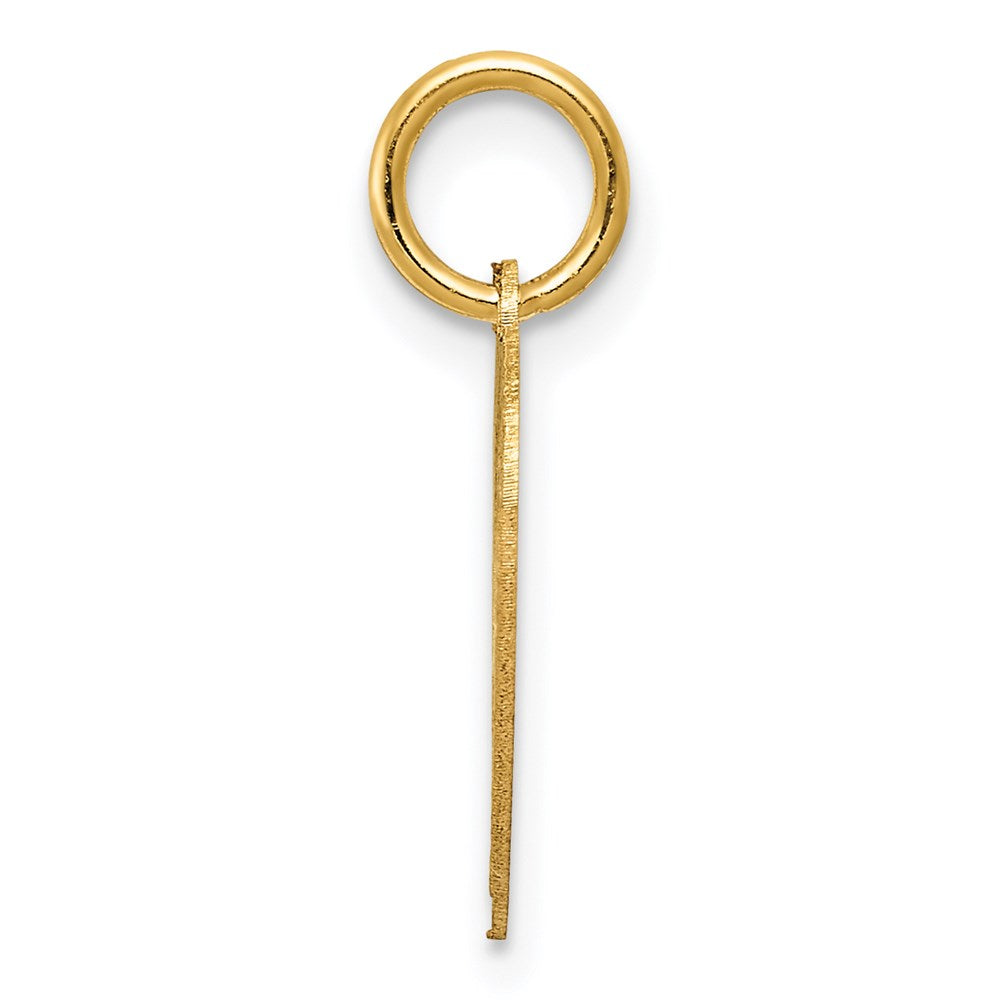 14K Gelbgold 14K #1 Goddaughter Herz Plättchen Charm