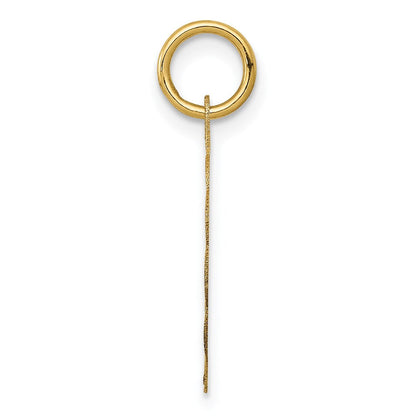 14K Gelbgold 14K #1 Patin Charm