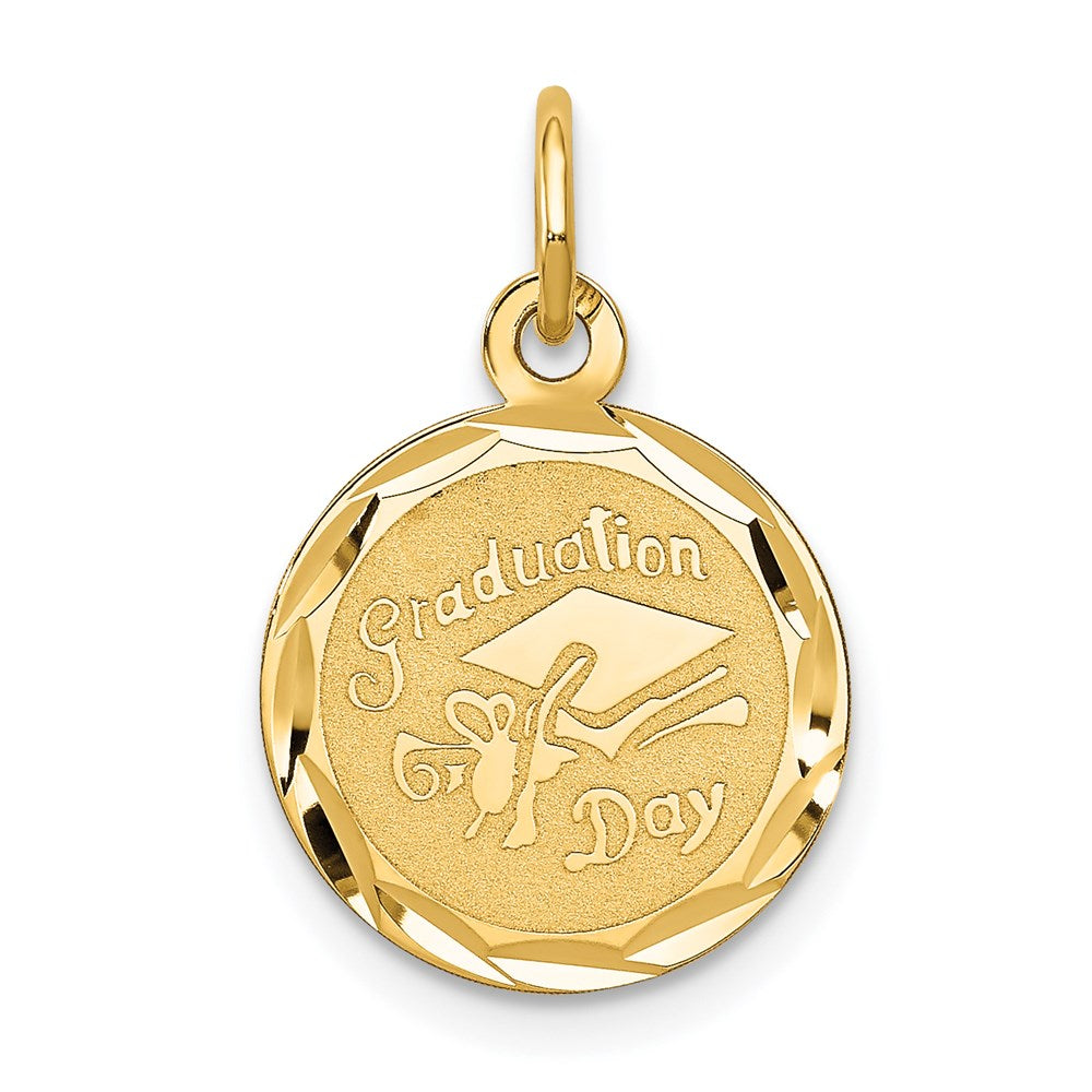 14K Gelbgold 14K Abschluss Day Cap Charm
