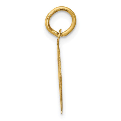 14K Gelbgold 14K Abschluss Day Charm