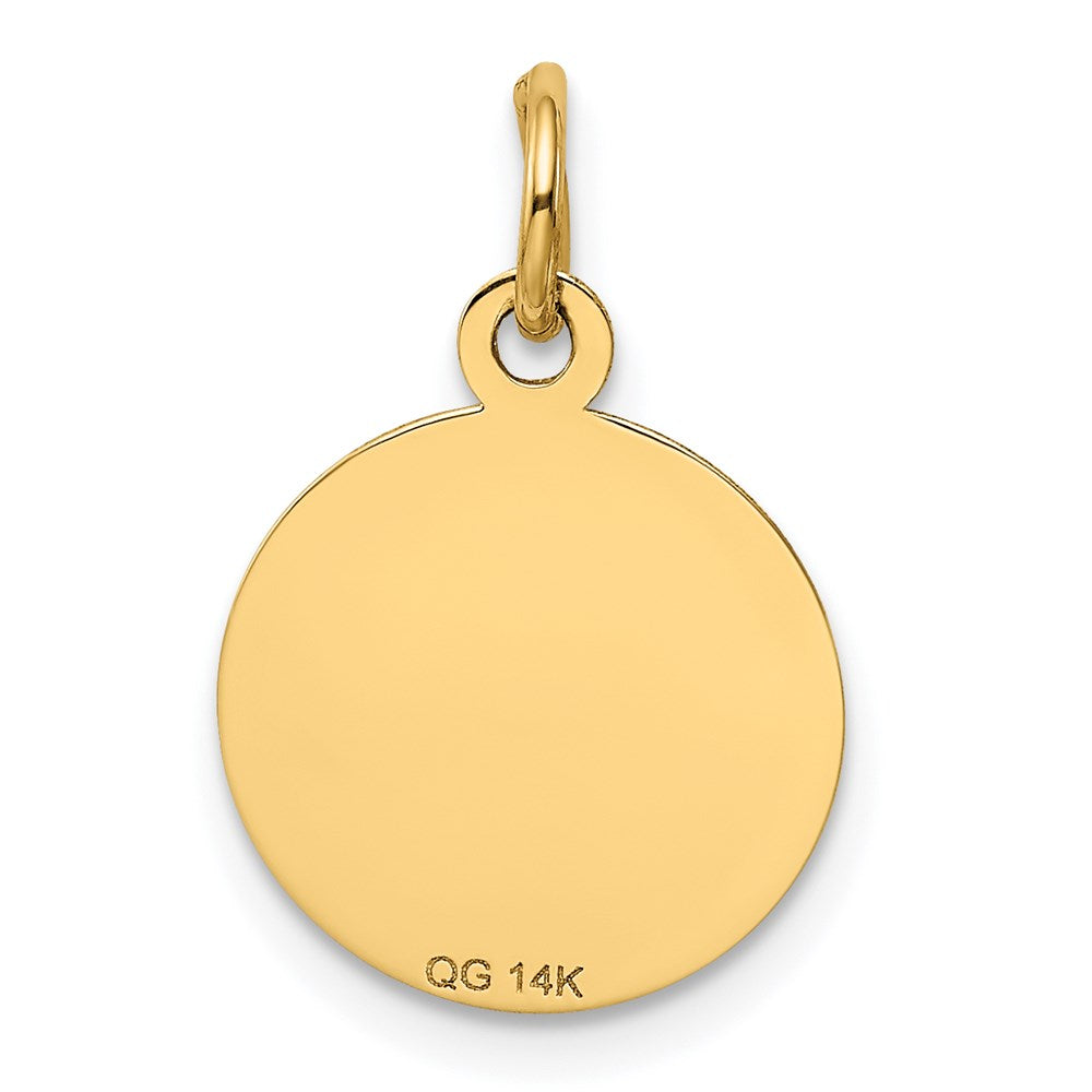 14K Gelbgold 14K Abschluss Day Charm