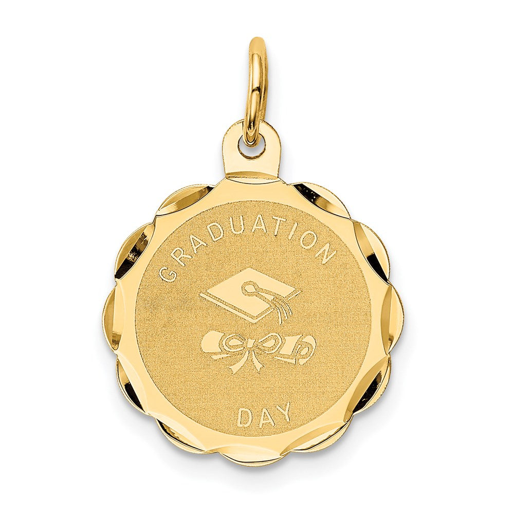 14K Gelbgold 14K Abschluss Day Charm
