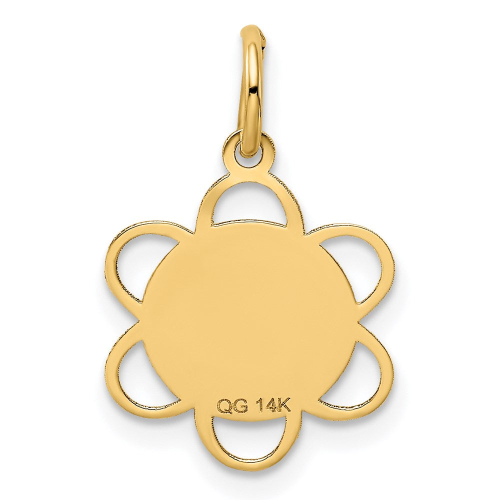 14K Gelbgold 14K Abschluss Day Charm