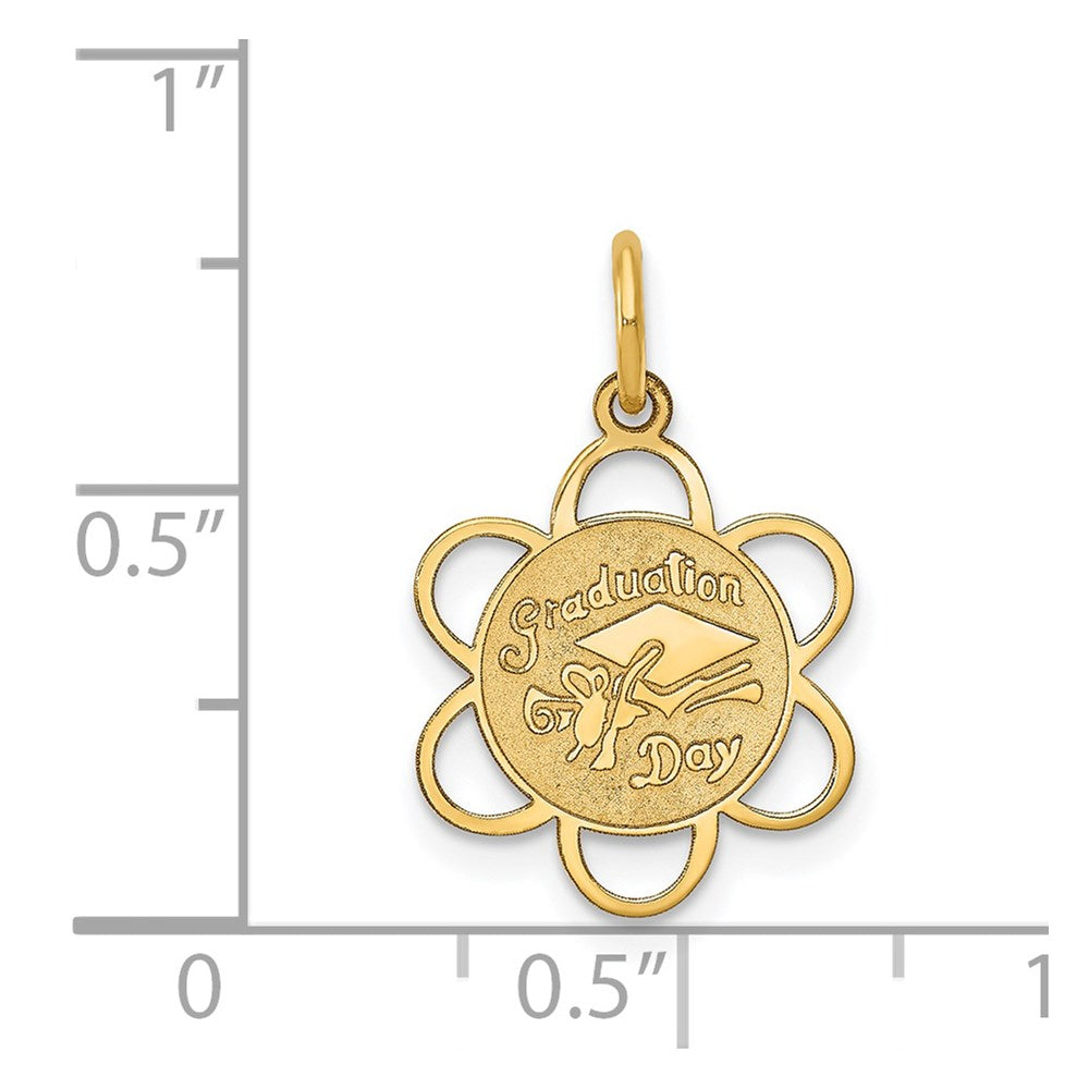 14K Gelbgold 14K Abschluss Day Charm