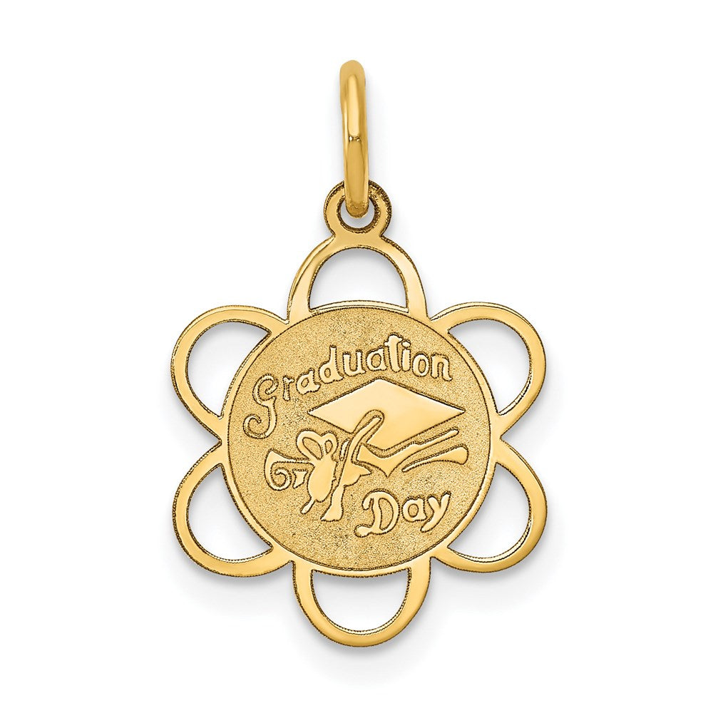 14K Gelbgold 14K Abschluss Day Charm