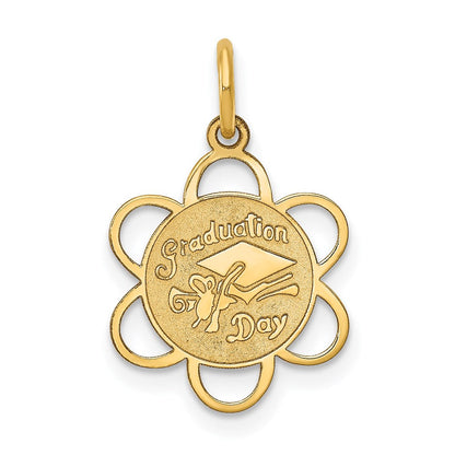 14K Gelbgold 14K Abschluss Day Charm