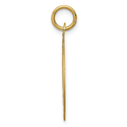 14K Gelbgold Charm „HAPPY GRADUATION DAY“