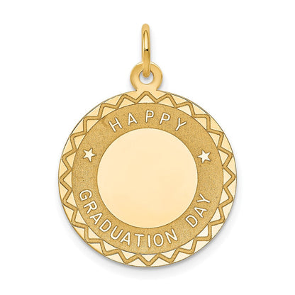 14K Gelbgold Charm „HAPPY GRADUATION DAY“