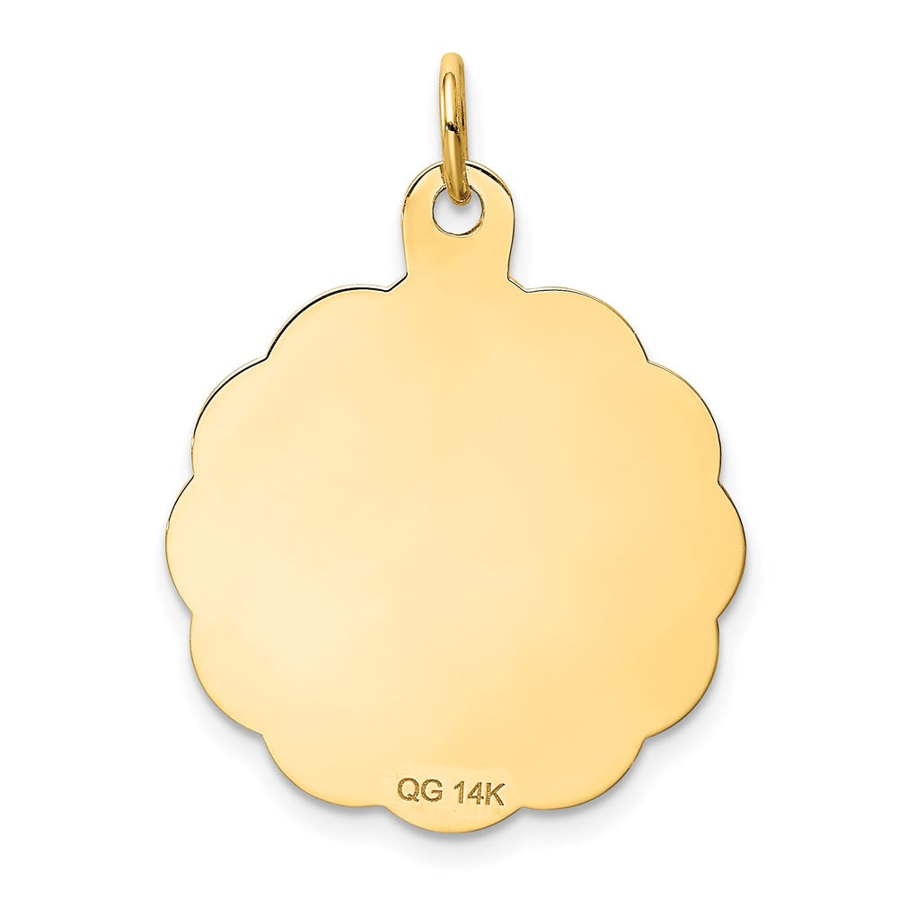 14K Gelbgold Charm „ZUM ABSCHLUSSTAG" mit Diplom