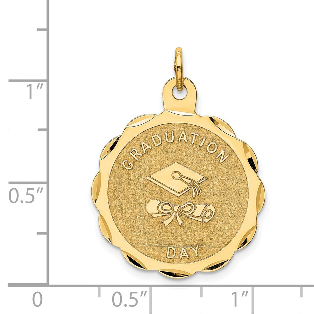 14K Gelbgold Charm „Graduation Day“ mit Diplom