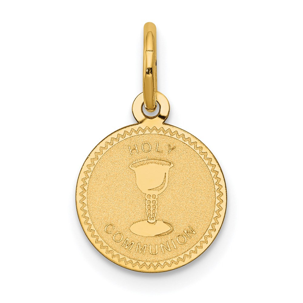 14K Gelbgold 14K Heilig Kommunion Charm