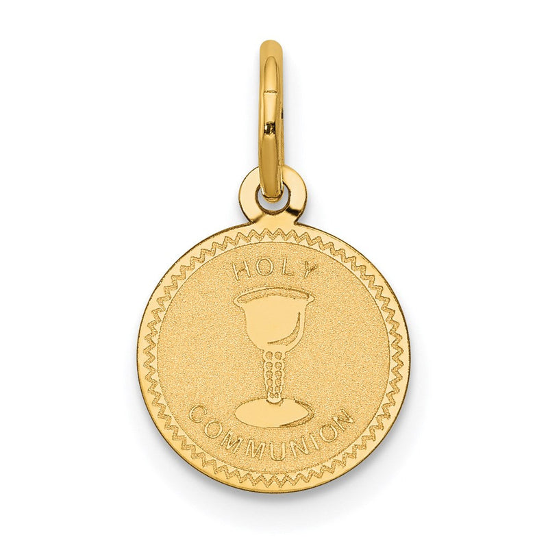 14K Gelbgold 14K Heilig Kommunion Charm