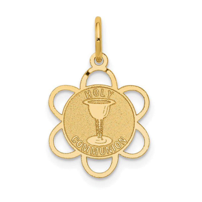 14K Gelbgold 14K Heilig Kommunion Charm