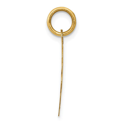 14K Gelbgold 14K Heilig Kommunion Plättchen Charm