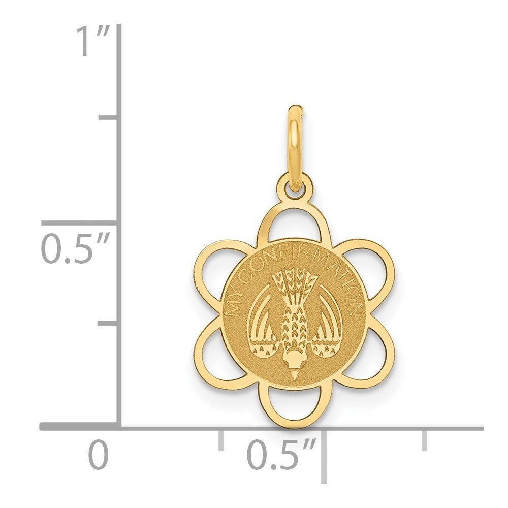 14K Gelbgold 14K My Firmung Charm
