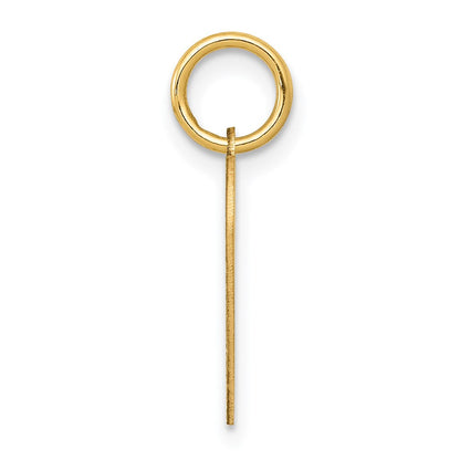 14K Gelbgold 14K My Firmung Herz Plättchen Charm