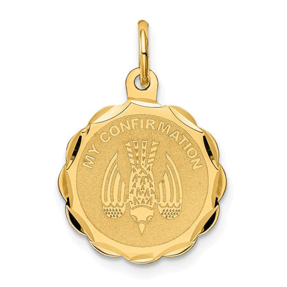 14K Gelbgold 14K My Firmung Charm