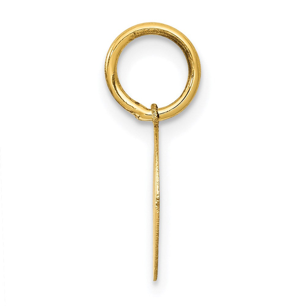 14K Gelbgold 14K Klein Taufe Charm