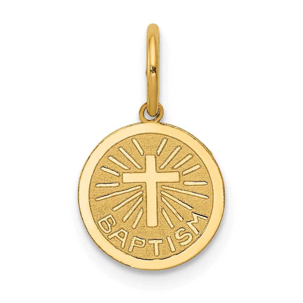 14K Gelbgold 14K Klein Taufe Charm