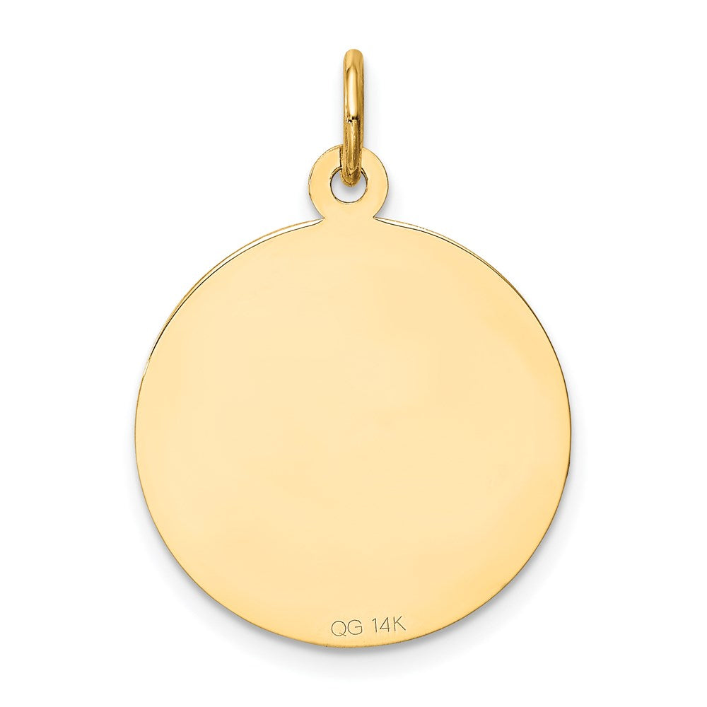 14K Gelbgold Meine Konfirmation Anhänger