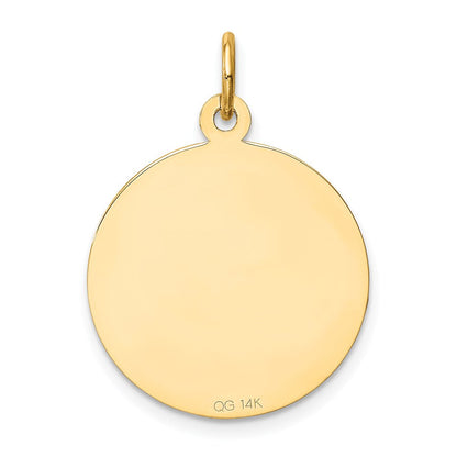 14K Gelbgold Meine Konfirmation Anhänger