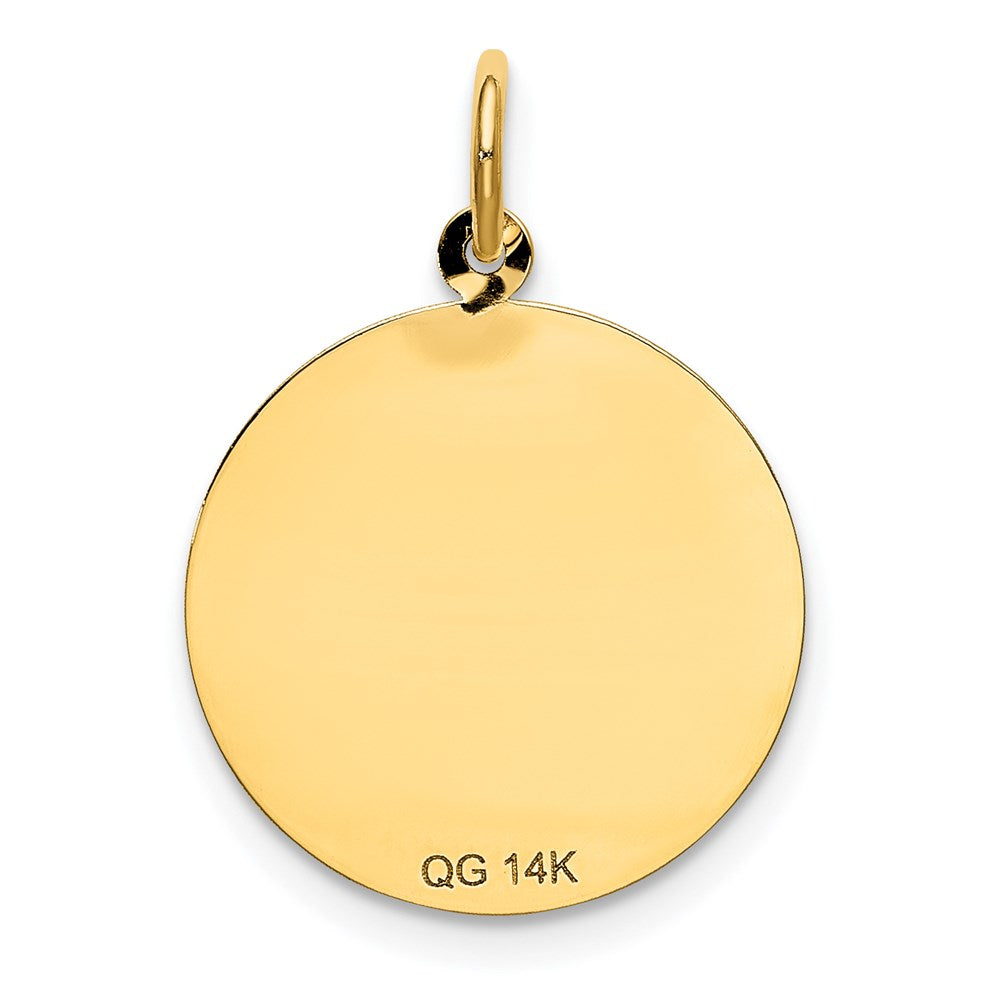 14K Gelbgold 14K Happy Geburtstag Charm