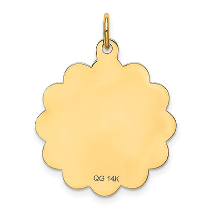 14 Karat Gelbgold "Happy Birthday"-Charm