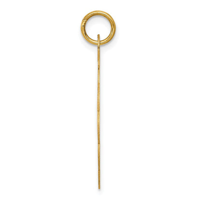 14K Gelbgold HAPPY BIRTHDAY Scheiben-Anhänger