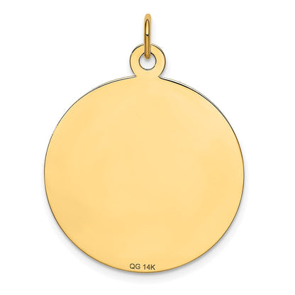 14 Karat Gelbgold Charm „ALLES GUTE ZUM GEBURTSTAG“