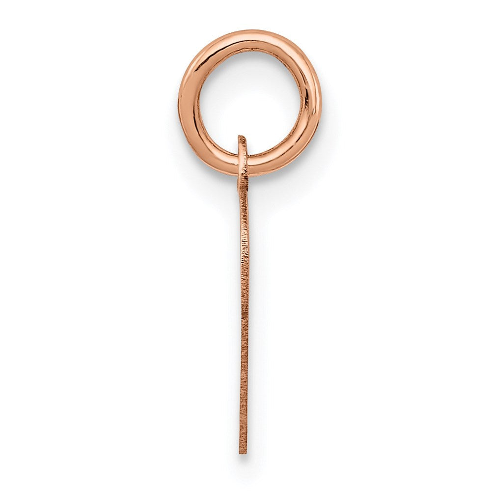 14K Roségold 14K Rose Poliert Herz Geformt Plättchen Anhänger