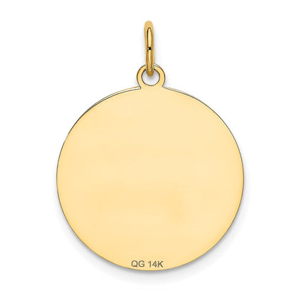 14K Gelbgold Labrador Retriever Scheiben-Charm
