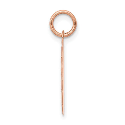 14K Roségold Tauf-Charm