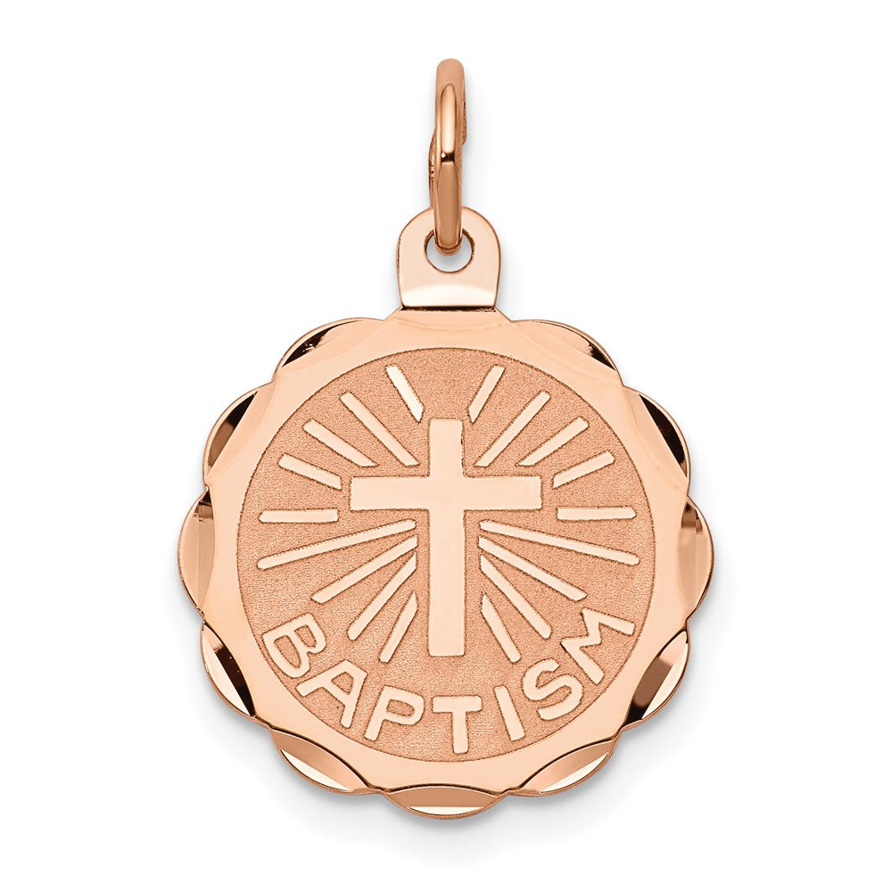 14K Roségold Tauf-Charm