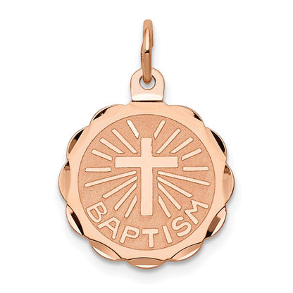 14K Roségold Tauf-Charm