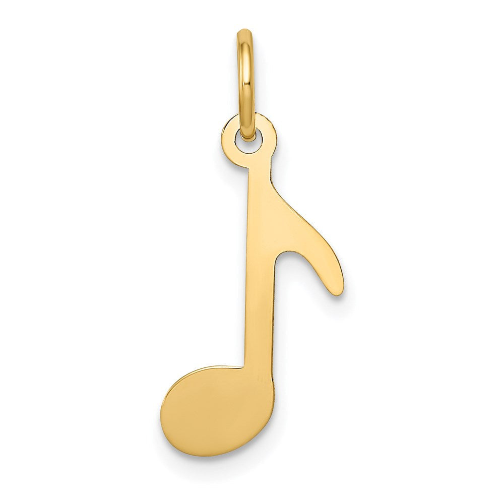 14K Gelbgold 14K Poliert Musical Note Charm