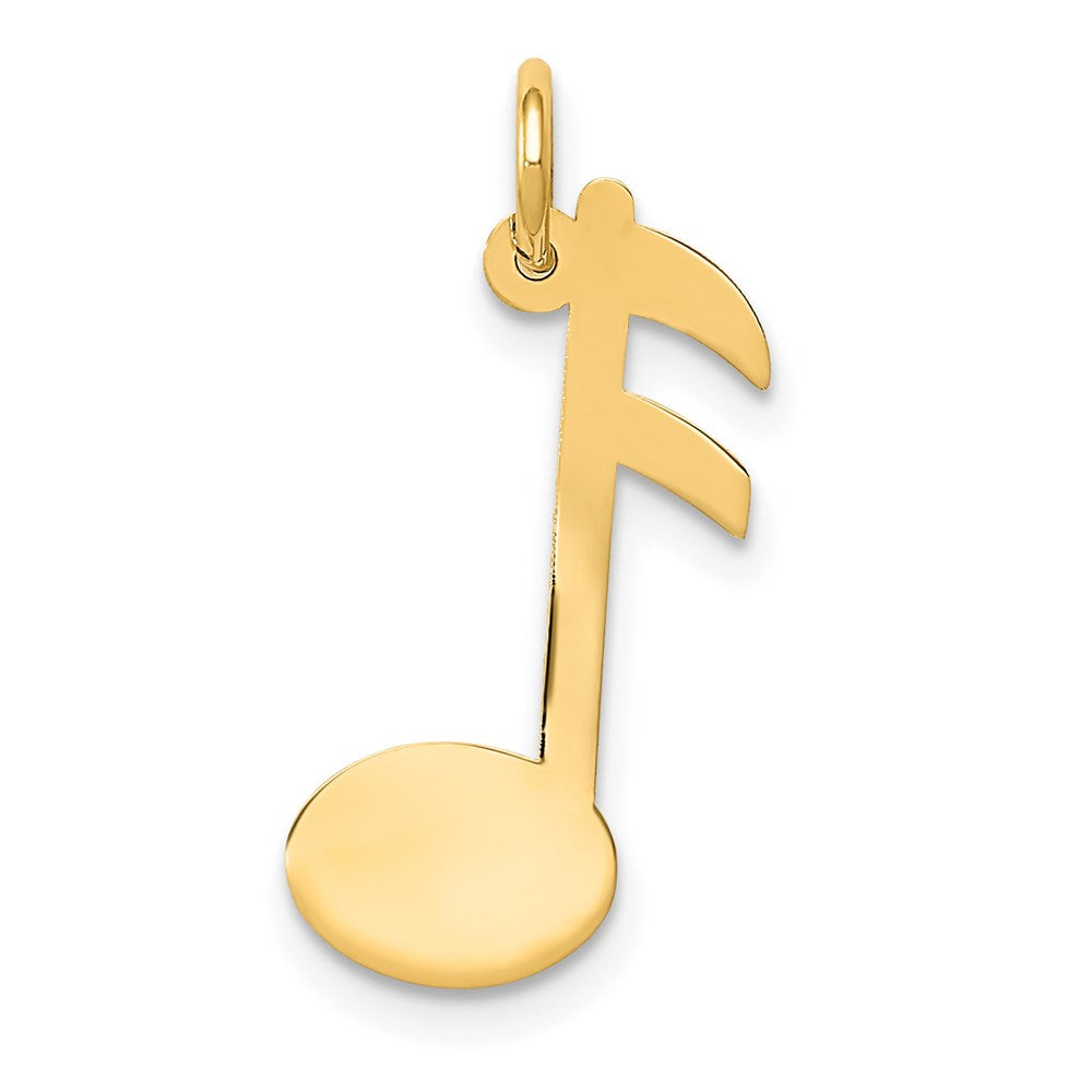 14K Gelbgold 14K Poliert Musical Note Charm