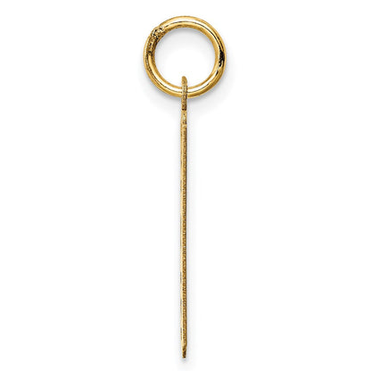 14K Gelbgold 14K Poliert Razor Blade Charm
