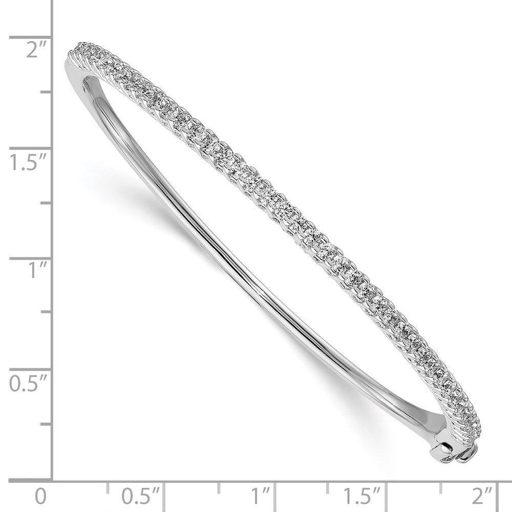14K Weißgold Vs Diamant Armreif