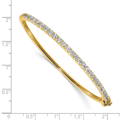 14K Gelbgold Aa Diamant Klappbar Armreif