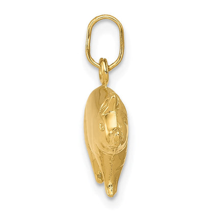 14K Gelbgold 14K Pig Charm