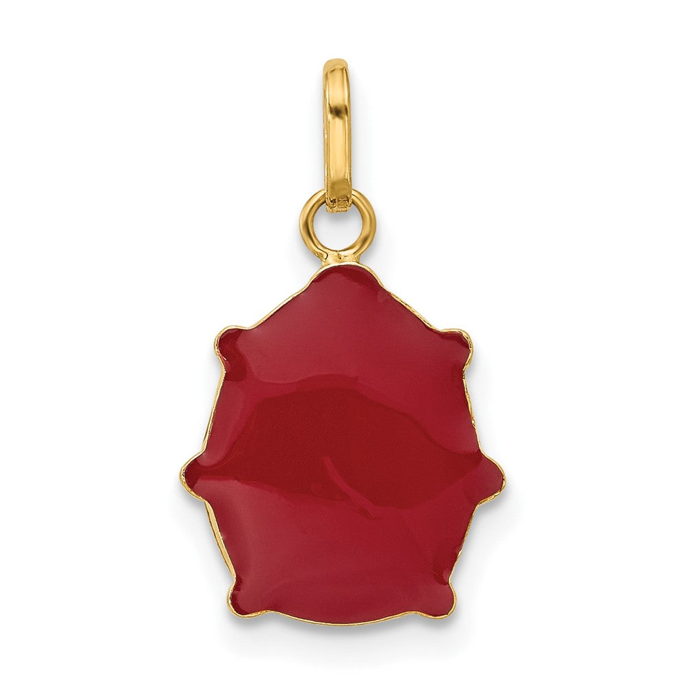 14K Gelbgold 14K Emailliert Marienkäfer Charm