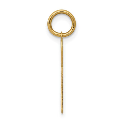 14K Gelbgold 14K Poliert Herzen Key Charm