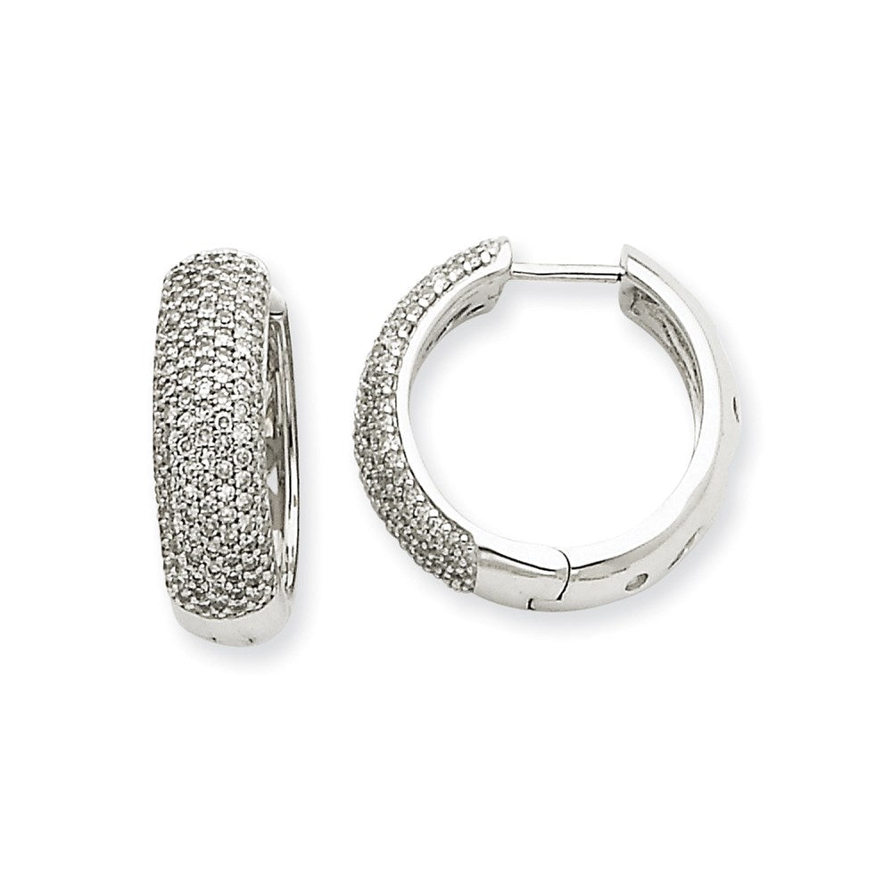 Diamant-Ohrringe aus 14K Weißgold