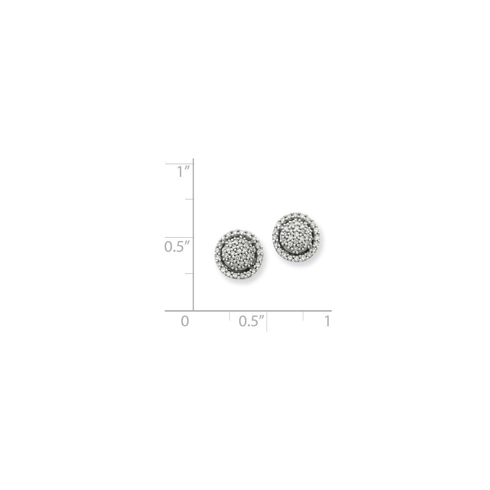 Diamant-Ohrstecker aus 14K Weißgold