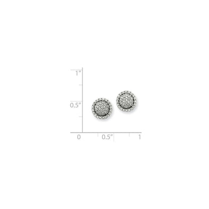 Diamant-Ohrstecker aus 14K Weißgold