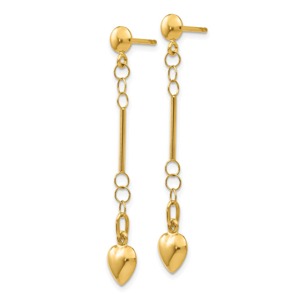 14K Gelbgold Ohrringe, hohl