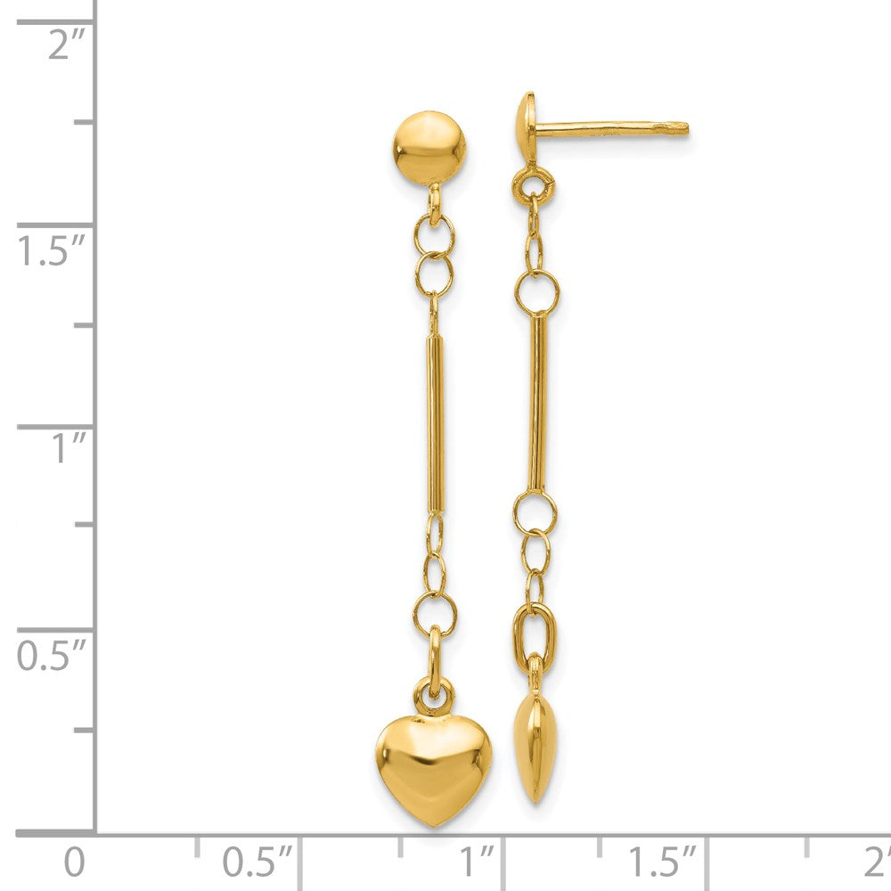14K Gelbgold Ohrringe, hohl