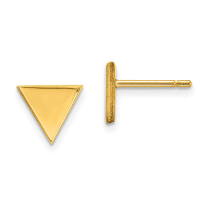 14K Gelbgold Ohrstecker mit Dreieck