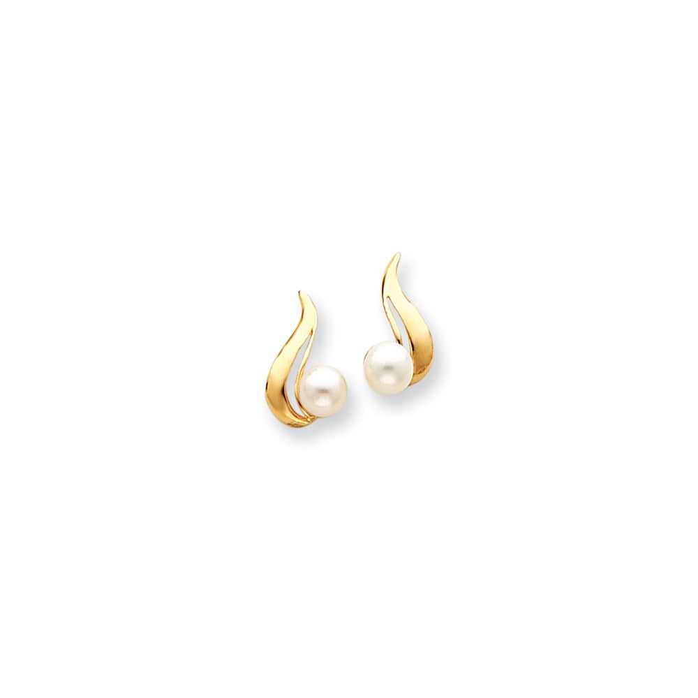 14K Gelbgold Fantasie Ohrringe Mtg