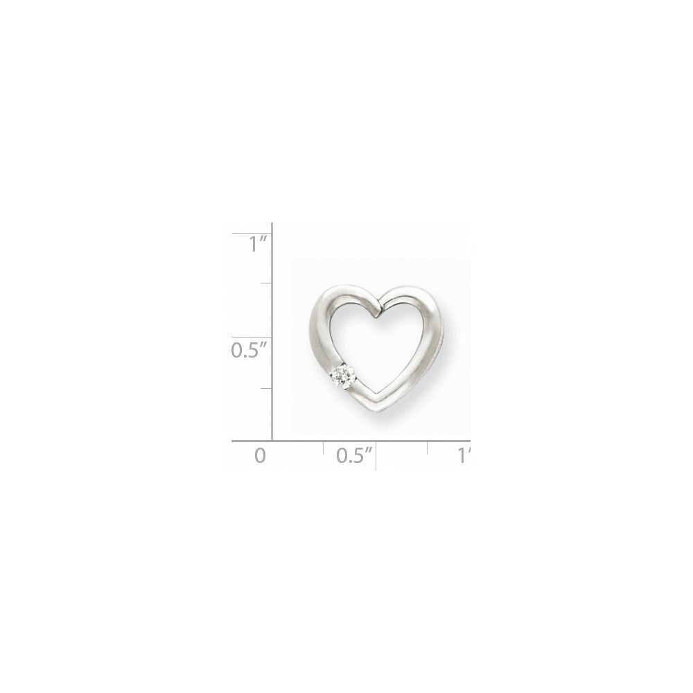14K Gold Diamant-Herzanhänger